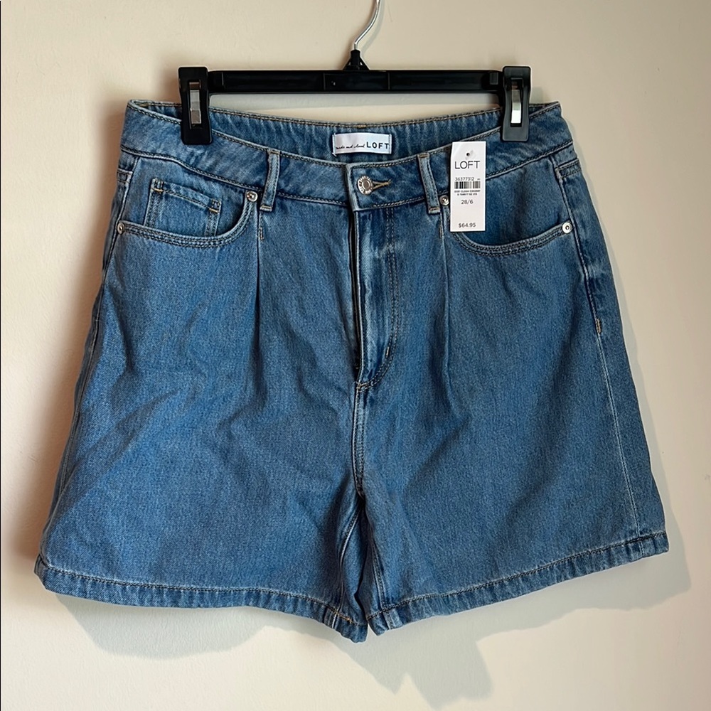 LOFT Blue Jean Shorts Classic Style